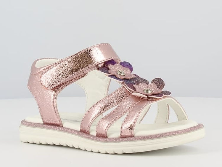 Picture of B146650 CLASSIC GIRLS  COMFORTABLE SANDALS PINK/GOLD/SILVER